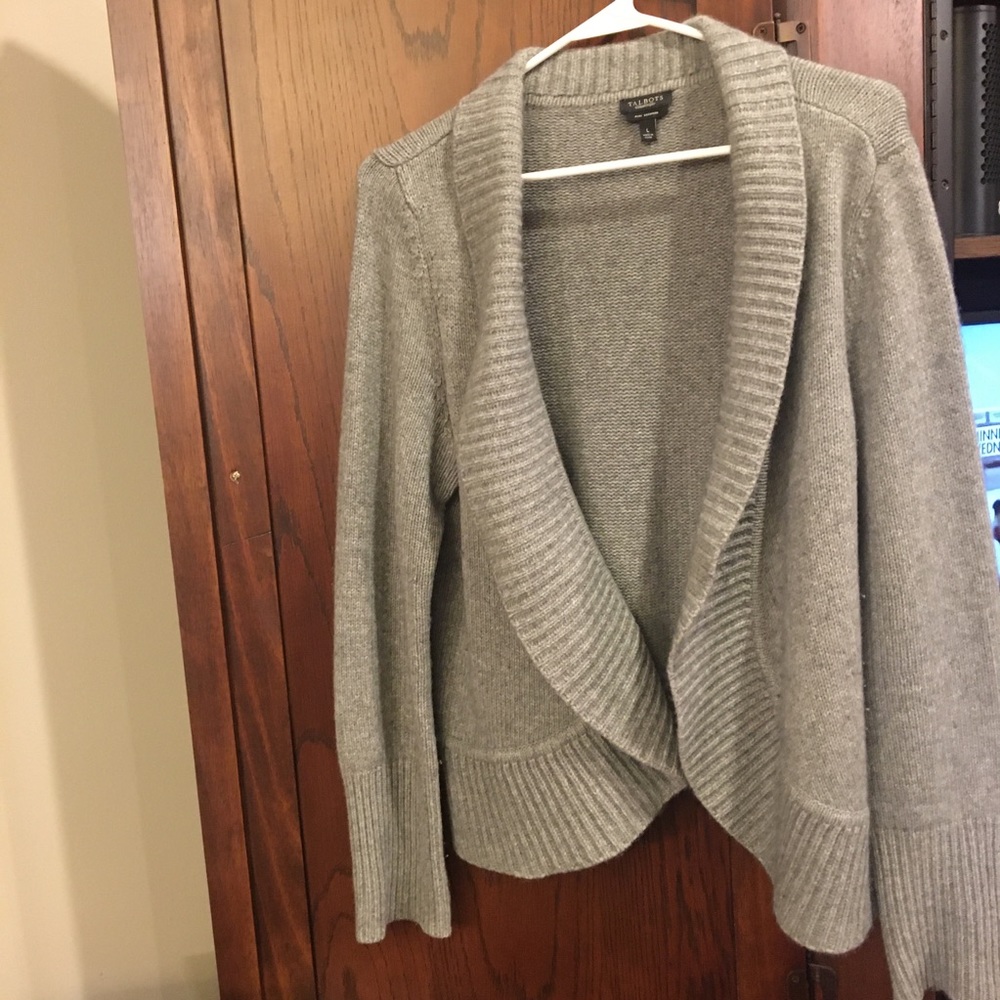 Talbots cashmere cardigan. Size large